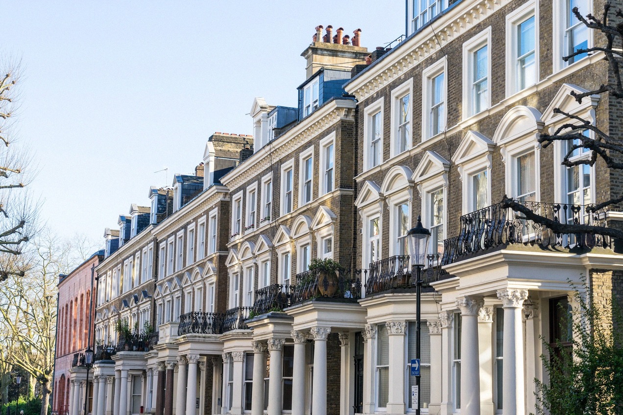 Viktorianische Reihenhäuser in Kensington